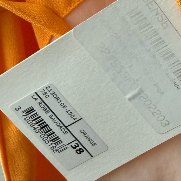 Jacquemus Orange Midi Dress - Picture 5 of 5